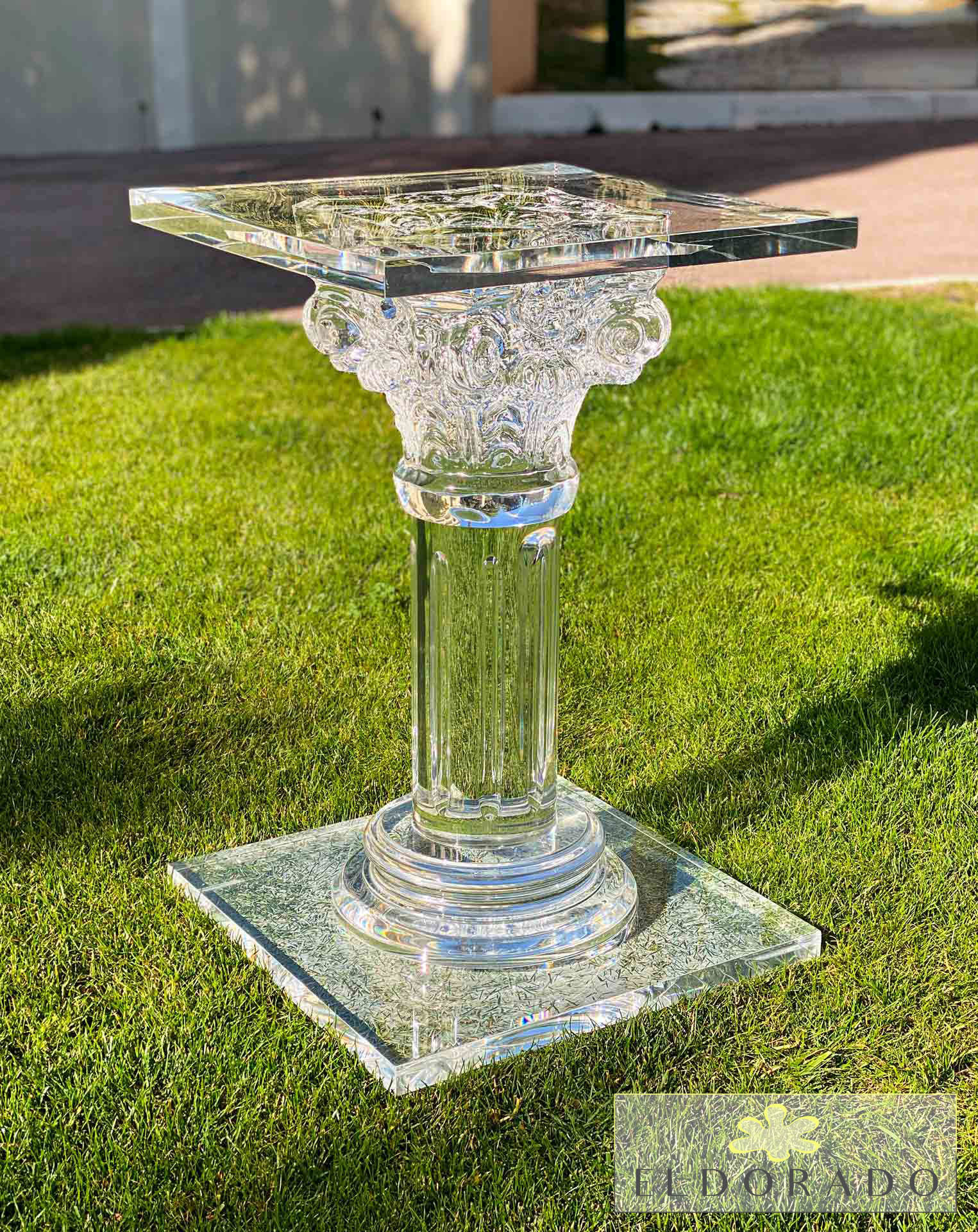 Colonna in plexiglass CORINZIO h 75